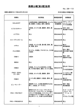 添付資料 - 日本化粧品工業連合会