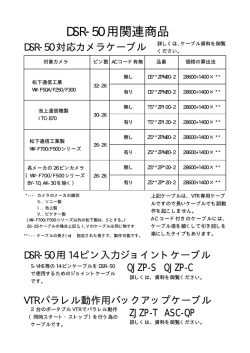 DSR-50 用関連商品