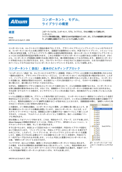 AR0104 コンポーネント、モデル、ライブラリの概要