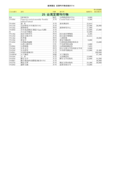 25：台湾定期刊行物 - 中国書籍の亜東書店