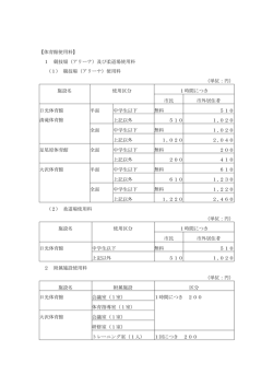 体育館使用料