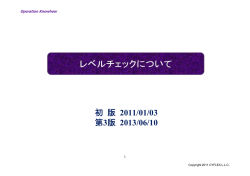 初 版 2011/01/03 第3版 2013/06/10