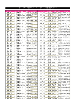 2011年 クラブマンコース 4輪タイム計測記録結果表500