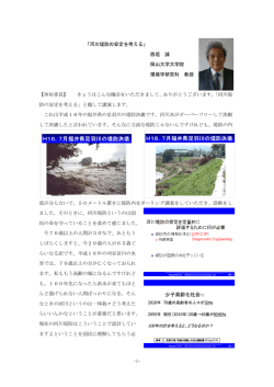 河川堤防の安定を考える - JICE 一般財団法人 国土技術研究センター