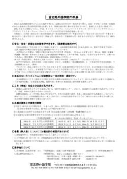 習志野外語学院の概要