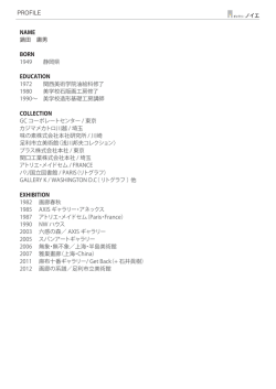 NAME 鍋田 庸男 BORN 1949 静岡県 EDUCATION 1972