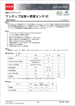 BH1772GLC : センサIC