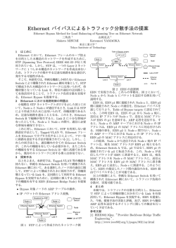 Ethernet バイパスによるトラフィック分散手法の提案