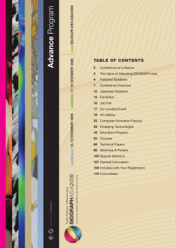 Advance Program