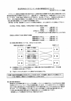 参加区分 - 日立市体育協会