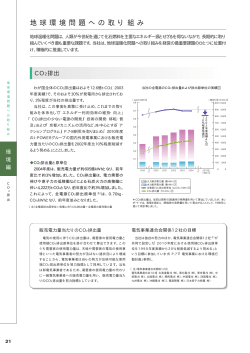 地球環境問題への取り組み - J