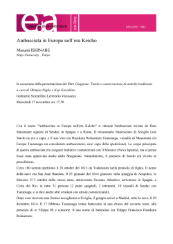 PRINCIPALI LINEE GUIDA PER DARE AVVIO CONCRETO AL