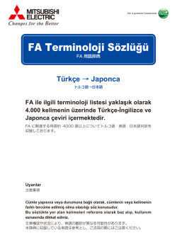 FA Terminoloji Sözlüğü