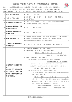 調査票見本（PDF：32KB）
