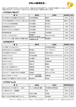 わたしの産後生活（1） - 男女共同参画センター（横浜市男女共同参画