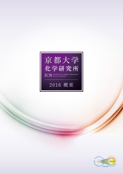 2016年 - 京都大学 化学研究所