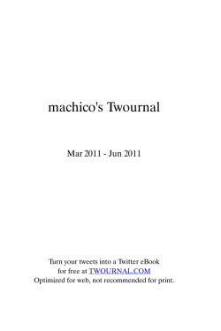 machico`s Twournal