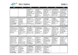 THE CINEMA 2006/3