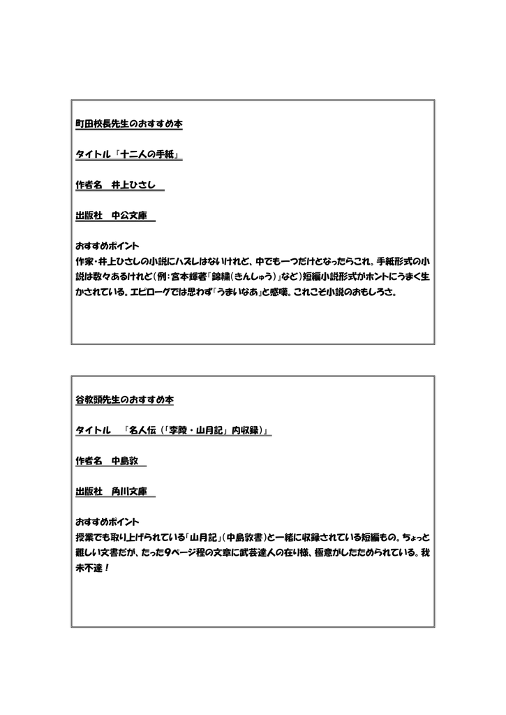 作者名 井上ひさし 出版社 中公文庫 お