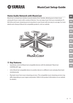 5 Operate the MusicCast CONTROLLER