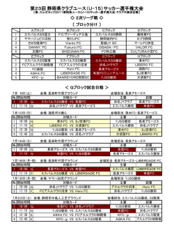 第23回静岡県クラブユース（U
