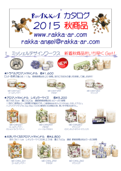 2015 秋商品