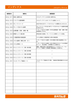 インデックス - 元気でんき