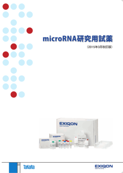 microRNA研究用試薬