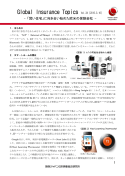 PDF :710KB - 損保ジャパン日本興亜総合研究所