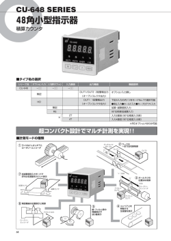CU-648 SERIES 48角小型指示器