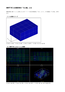SMARTFIRE 火災解析時の「セル数」とは