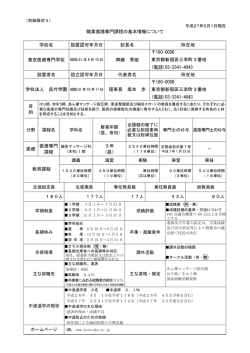 鍼灸マッサージ科（本科）Ⅰ部