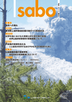 新しい法人としての始動に際し - 砂防・地すべり技術センター