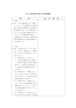 はちみつ類の表示に関する公正競争規約