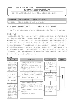 ありがとうの気持ちをこめて