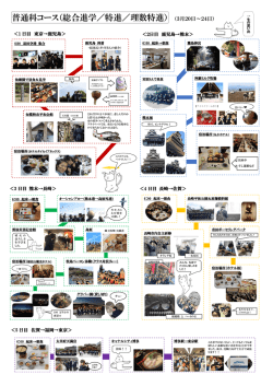 普通科コース（総合進学／特進／理数特進） （3月20日～24日）