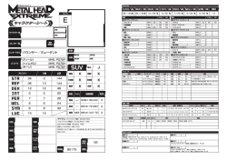 STR REF DEX INT PER WIL SYM LUC