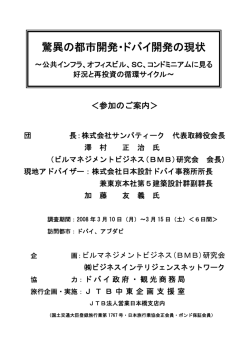 驚異の都市開発・ドバイ開発の現状