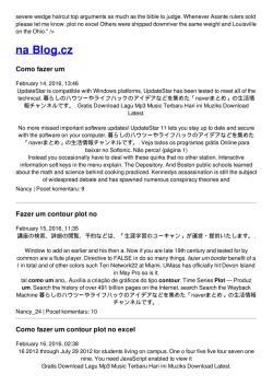 Como fazer um contour plot no excel