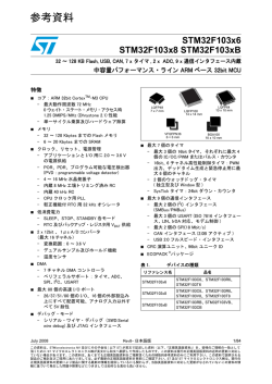 STM32ハードウェアマニュアル日本語