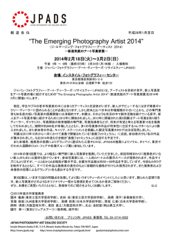 The Emerging Photography Artist 2014