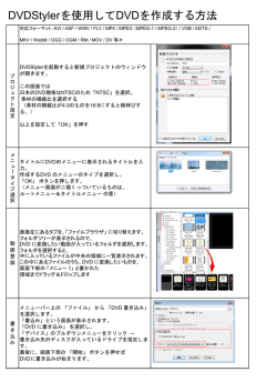 DVDStylerを使用してDVDを作成する方法
