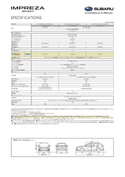 3面図（2.0iS EyeSight）