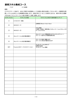 IT技術者養成プログラム（PDF）