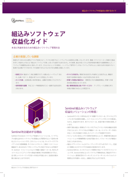 組込みソフトウェア 収益化ガイド