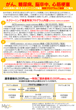 AIMSプログラム案内（詳しくはこちら） - Marunouchi International Clinic