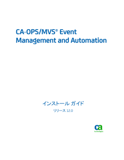 PDF のダウンロード - CA Technologies