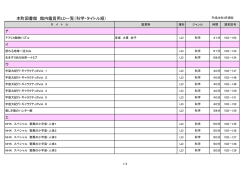 本町図書館 館内鑑賞用LD一覧（科学・タイトル順）