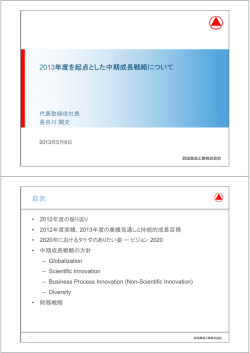 決算説明会 - 武田薬品工業株式会社