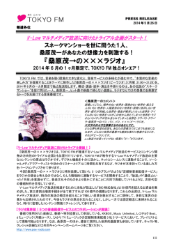 桑原茂&rarr;の&times;&times;&times;ラジオ
